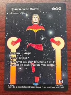 Heaven-Sent Marvel - MTG (Borderless) Non Foil - Mythic 0041 Marvel Super Heroes - Image 1