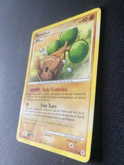 Bonsly 71/130 Pokemon Diamond and Pearl Regular Common 2007 Heavily Played - Image 2
