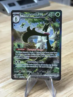 Pokemon Meowscarada EX Holo TCG Card Paldea Evolved 256/193 Sv02 - Image 1