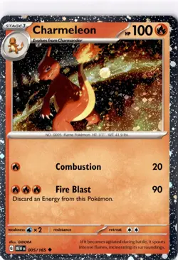 Charmeleon - (Cosmos Holo) 005/165 Promo Miscellaneous Cards & Products NM - Image 1
