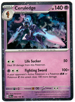 Ceruledge 098/193 S&V Paldea Evolved Cosmos Holo Promo Pokemon TradingCG 2023 NM - Image 1