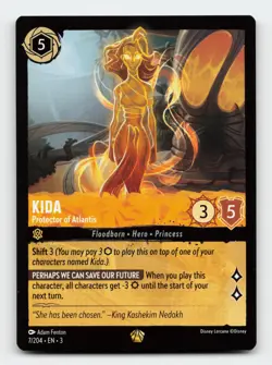 Kida Protector of Atlantis 7/204 Into the Inklands Lorcana Card - Image 1