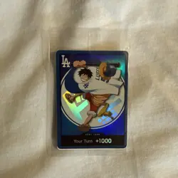 (1) One Piece Dodgers Promo Card Monkey D. Luffy 2026 sealed - Image 1