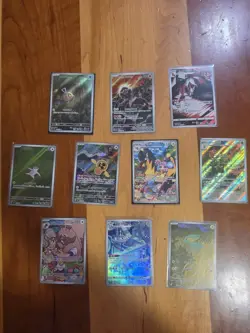 Pokemon TCG Full Art Lot 10 Cards!! English And Japanese!! NM GREEDENT FEEBAS ! - Image 1