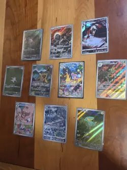 Pokemon TCG Full Art Lot 10 Cards!! English And Japanese!! NM GREEDENT FEEBAS ! - Image 2