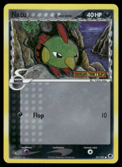 Pokemon TCG - Dragon Frontiers - Natu 55/101 Reverse Holo - P - Image 1