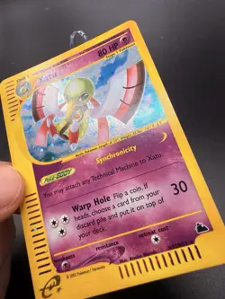 Pokemon TCG Skyridge H32/H32 Xatu Holo Rare NM Head Swirl (hard To picture) - Image 2