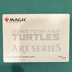 Magic: The Gathering Super Combo 44/54 Art Series Gold Signature English (TMNT) - Image 2