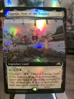 Eiganjo, Seat of the Empire (Extended Art) Kamigawa: Neon Dynasty Foil - Image 1