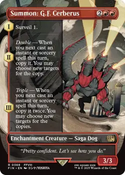 Summon: G.F. Cerberus (Borderless) 368 Foil/ FINAL FANTASY EN NM - Image 1