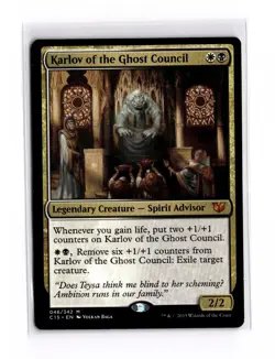 Karlov of the Ghost Council Commander 2015 MP Moderately Played - Image 1