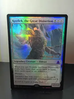 MTG Kozilek, the Great Distortion Oath Of The Gatewatch 4/184 Foil PRELEASE - Image 1