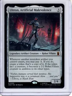 Ultron, Artificial Malevolence #252 Mythic Marvel Super Heroes Regular MTG NM - Image 1