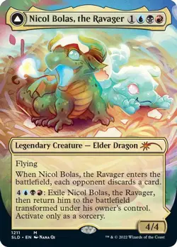 Nicol Bolas, the Ravager Display Commander (Thick Stock) Secret Lair Drop | MTG - Image 1