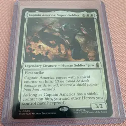 Magic: The Gathering Captain America, Super-Soldier M0009 Legendary - Image 1