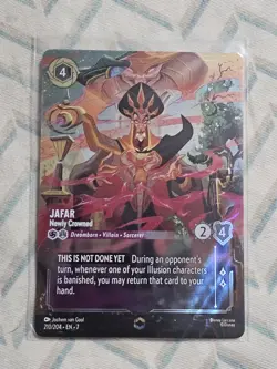 Jafar Newly Crowned Enchanted Disney Lorcana 210 - Image 1