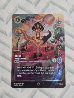 Jafar Newly Crowned Enchanted Disney Lorcana 210 - Image 3