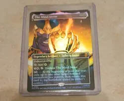 The Mind Stone Borderless FOIL Thanos Gauntlet Marvel Super Heroes MTG MINT🔥🔥 - Image 3