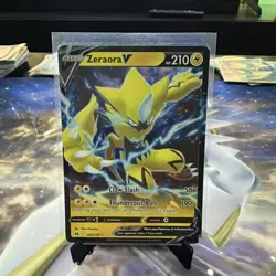 Pokemon TCG Zeraora v Crown Zenith Holo Ultra Rare Card 053/159 - Image 1