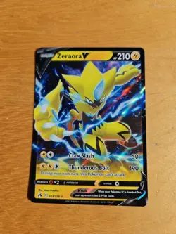 Pokemon TCG Zeraora V Crown Zenith 053/159 Holo Ultra Rare - Image 1