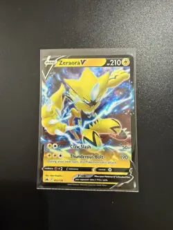Pokemon TCG Zeraora V Crown Zenith 053/159 Holo Ultra Rare - Image 1
