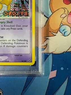 2005 POKEMON EX DEOXYS #14 SHEDINJA REVERSE FOIL HOLO PSA 9 - LOW POP 45 - Image 3