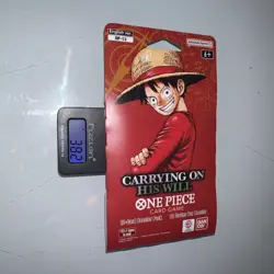 One Piece OP-13 Carrying On His Will Lot of 3 Packs- HEAVY - 38.2g 38.2g 38.1g - Image 1