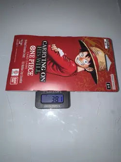One Piece OP-13 Carrying On His Will Lot of 3 Packs- HEAVY - 38.2g 38.2g 38.1g - Image 5