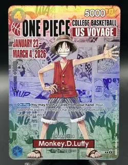 One Piece Card Game Monkey D. Luffy P-055 US Voyage Promo 2026 EN 5000 - Image 1