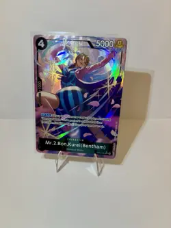 Mr.2.Bon.Kurei (Bentham) OP14-091 SR Alt Art One Piece TCG - Image 1
