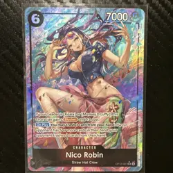 Nico Robin (Alt Art) OP12-087 SR Legacy of the Master ONE PIECE TCG English NM - Image 1