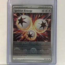 Ignition Energy (Poke Ball Pattern) 086/086 SV: White Flare Holo Pokemon TCG - Image 1