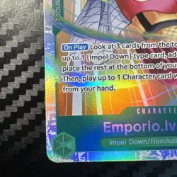 Emporio.Ivankov OP16-026 SR The Time of Battle Foil English One Piece TCG - Image 4