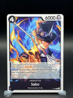 One Piece TCG - Sabo P-105 - Tournament Pack 2026 Vol.2 English - Image 1