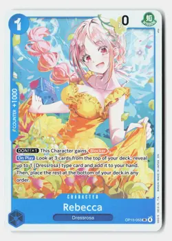Rebecca OP15-053 Super Rare Adventure on Kami's Island One Piece Near Mint - Image 1