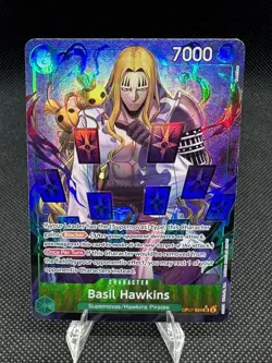 BASIL HAWKINS - One Piece OP07-029 - AA Alt Art Super Rare SR - 500 Years - Image 1