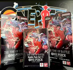 One Piece OP16 The Time Of Battle Double Pack Set DP-11 FACTOR-SEALED + 2BPKs - Image 1
