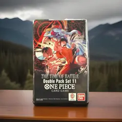 One Piece OP16 The Time Of Battle Double Pack Set DP-11 FACTOR-SEALED + 2BPKs - Image 2