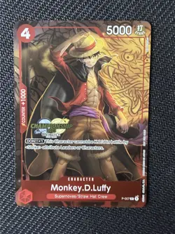 Monkey.D.Luffy (007) (CS 2023 Celebration Pack) P-007 One Piece Stamped Promo - Image 1
