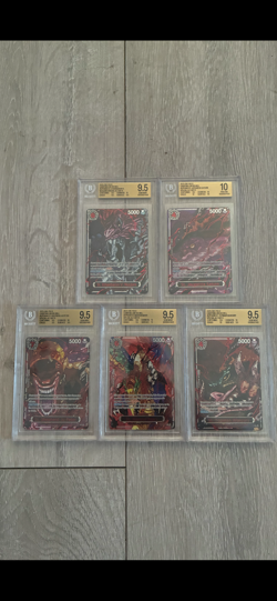 Op13 One piece Demon god pack + IMU 9.5 sequential grade Beckett 9.5/10 - Image 1