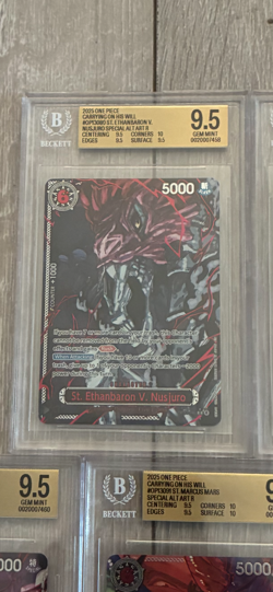 Op13 One piece Demon god pack + IMU 9.5 sequential grade Beckett 9.5/10 - Image 2