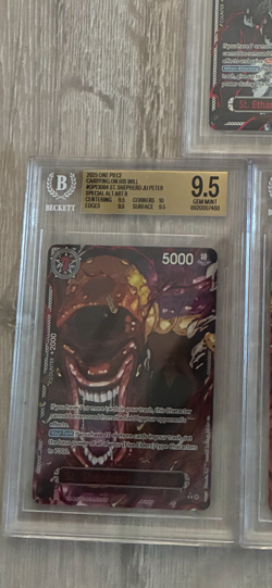 Op13 One piece Demon god pack + IMU 9.5 sequential grade Beckett 9.5/10 - Image 4
