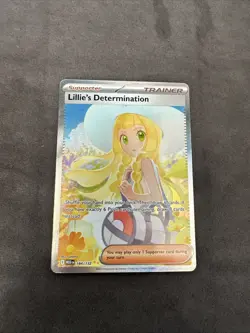Pokemon Lillie's Determination SIR 184/132 Mega Evolution ENGLISH Pack Fresh - Image 1