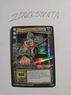 One Piece CCG Roronoa Zolo The Great Swordsman Of The Three Swords HALO VERSION - Image 1
