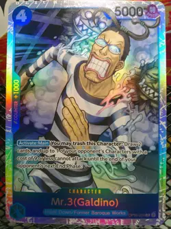 Mr.3 (Galdino) OP16-056 SR NM OPTCG - Image 1