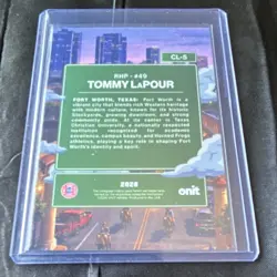 Onit 2026 City Limits Fort Worth Tommy LaPour TCU Horned Frogs Insert CL-5 - Image 2