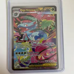 Pokemon TCG Mega Venusaur EX 177/132 Sir Mega Evolution - Image 1