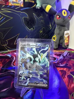 Pokemon TCG Black Kyurem EX Surging Sparks Ultra Rare Holo Card 218/191 - Image 1