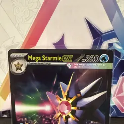 Pokemon Mega Starmie ex SIR 118/088 Special Illustration Rare Perfect Order NM - Image 2