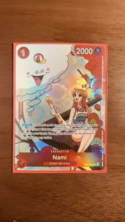One Piece Card Game Nami OP01-016 R Gift Collection Foil Card NM Condition - Image 1